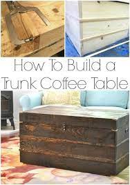 Coffee Table Trunk Diy Coffee Table