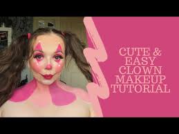 easy cute clown makeup tutorial you