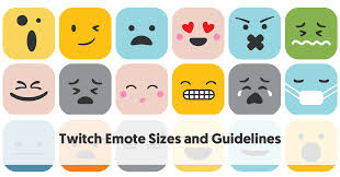twitch emote sizes and guidelines