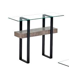 Newton Collection Sofa Table Clear
