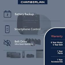 garage door opener with battery backup