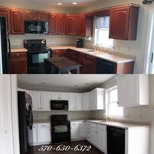 The bottom cabinets do not. 6 Reasons You Should Paint Your Kitchen Cabinets Cabinet Painting Kitchen Remodeling Scranton Pa