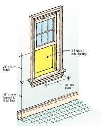 q a upstairs window egress rules jlc