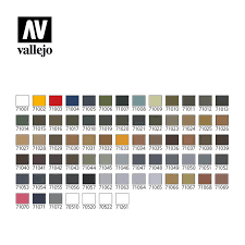 Vallejo Basic Model Air Colors Case 71170