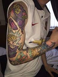 Sleeve dragon ball tattoo ideas. Dragon Ball Z Tattoo Sleeve By Bridge927 On Deviantart