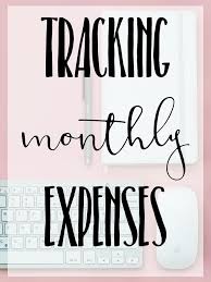 How To Track Your Monthly Expenses Budget Pinterest Personal