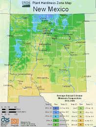 Usda Plant Hardiness Map For New Mexico