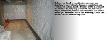 Basement Waterproofing Wall Vapor