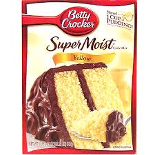 In large bowl, stir 1 box betty crocker super moist devil's food cake mix, ⅓ cup vegetable oil, 2 eggs, and 1 teaspoon of vanilla to form a dough. Betty Crocker Yellow Cake Mix The Gluten Free Shoppe