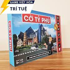 Trò chơi Cờ tỷ phú Monopoly cơ bản Việt hóa dành cho trẻ em từ 8 tuổi trở  lên, dạy trẻ tư duy làm giàu