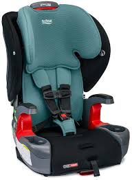Britax Grow With You Tight Harness Booster Seat Green Contour Safewash