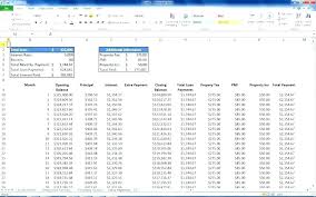 Home Loan Extra Payment Calculator Loan Amortization Schedule Excel