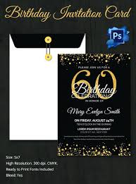 Free 60th Birthday Invitations Templates Amazing Birthday Invites