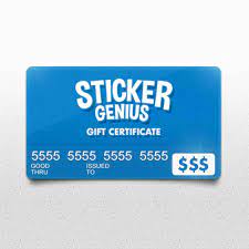 Sticker Genius Gift Card Coupon Code | Sticker Genius