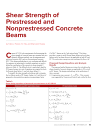 pdf shear strength of prestressed and