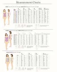 Dressmaking Measurements Chart Sewing Patterns Sewing