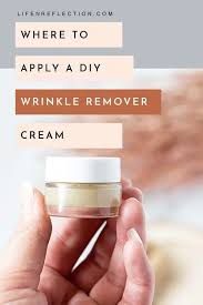 homemade wrinkle remover cream for fine