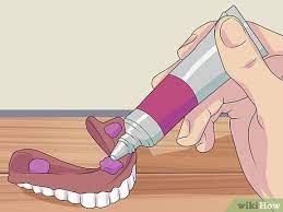 3 ways to apply denture adhesive wikihow