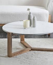 Leila Oak Wood Coffee Table