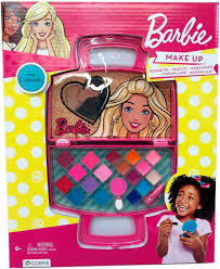 barbie plastic bag with cosmetics in