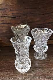 small cut glass vases wild wedding
