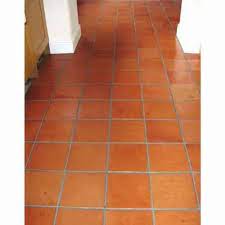 matte terracotta floor tiles