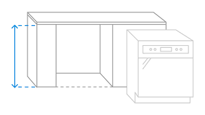 Shop for a built in dishwashers. How Do You Measure The Niche Dimensions For A Built In Dishwasher Coolblue Anything For A Smile