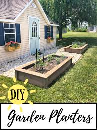 Diy Garden Planters The Stonybrook House