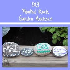 Diy Painted Rock Garden Markers The