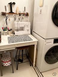 ideas for creating a laundry craft room