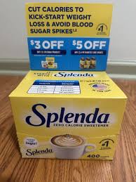 splenda zero calorie sweetener sugar