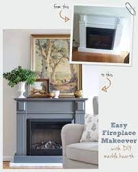 Electric Fireplace Makeover With