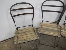 Metal Garden Chairs 1950s Set