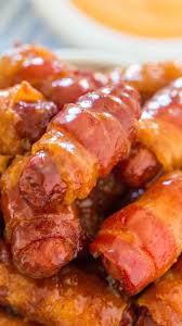 bacon wrapped smokies only 6