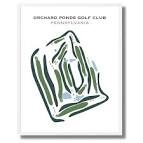 Buy the best printed golf course Orchard Ponds Golf Club ...