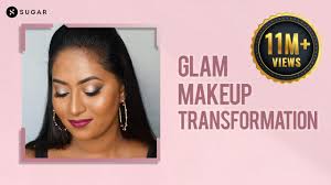 glam makeup transformation ft