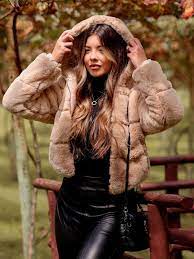 Women Faux Fur Coats Shein Uk