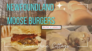 newfoundland moose burgers cook with