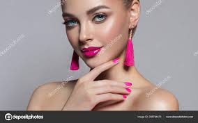 beautiful model pink fuchsia