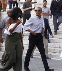 The Obamas vacation under the Tuscan sun as the Trumps work abroad - The  Boston Globe