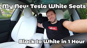 There is no other vehicle out that is quite like tesla. Change Tesla Model 3 Seats Color Best Vegan Leather Seat Covers Youtube