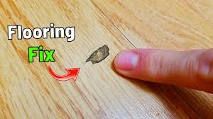 chipped laminate or lvp flooring