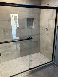 glass shower enclosure bathroom
