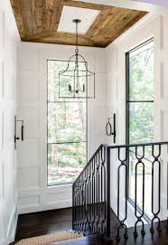 A new iron handrail on the front . 75 Beautiful Farmhouse Staircase Pictures Ideas July 2021 Houzz