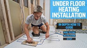 how to install heated floors for tile