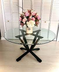 V Shaped Dining Table Base For Round Or