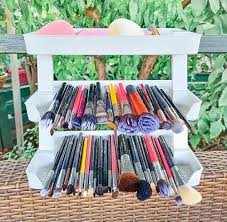 makeup brush drying rack best rack for brushes sponges rivanli