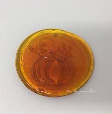 Blenko Glass Paw Paw Orange Pumpkin