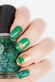 'the day of the festival of patrick'), is a cultural and religious celebration held on 17 march. St Patrick S Day Nails Green Nail Art Ideas
