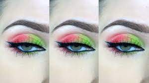 red green eyeshadow tutorial